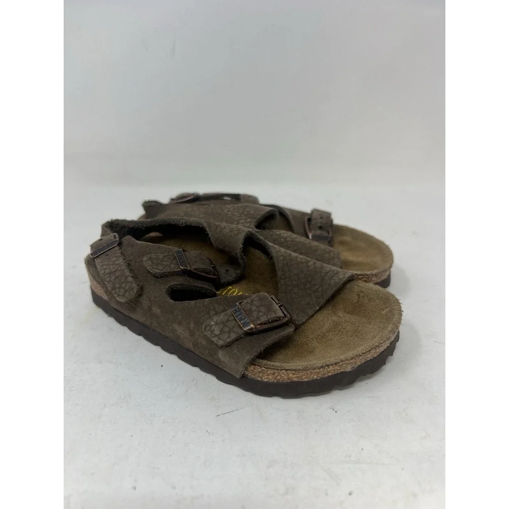 Birkenstock * Kids * Milano Sandals * Size 9-9.5 * Mocha *